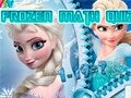 Joc Frozen Math Quiz