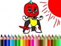 Joc Back To School: Mask Boy Coloring