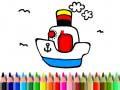 Joc Back to School: Boat Coloring