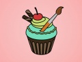 Joc Yummy Cupcake Coloring