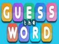 Joc Guess The Word