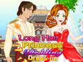 Joc Long Hair Princess Wedding Dress up