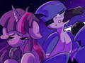 Joc Friday Night Funkin with Twilight Sparkle and Mordecai