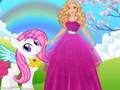 Joc Barbie and Pony Dressup