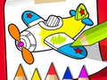 Joc Coloring Book: Cute Plane