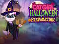 Joc Cat Girl Halloween Preparation