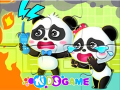 Joc Jigsaw Puzzle: Baby Panda Firework