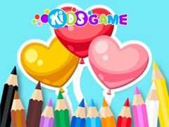 Joc Coloring Book: Heart Balloons
