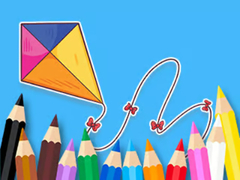 Joc Coloring Book: Bowknot Kite