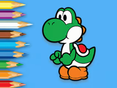 Joc Coloring Book: Yoshi Fishing Time