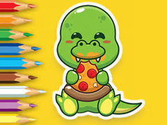 Joc Coloring Book: Hungry Dinosaurs