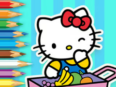 Joc Coloring Book: Hello Kitty Market