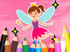 Joc Coloring Book: Little Pretty Fairy