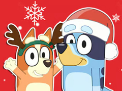 Joc Jigsaw Puzzle: Bluey Christmas Gift