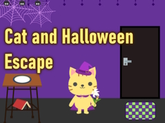 Joc Cat and Halloween Escape
