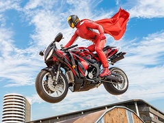 Joc Real Motorbike Super Hero Stunt 3D