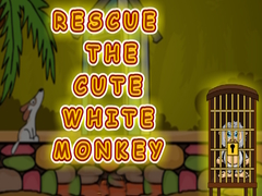 Joc Rescue the Cute White Monkey