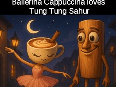 Joc Ballerina Cappuccina loves Tung Tung Sahur