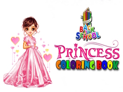 Joc Back To School Princess Coloring Book