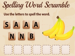 Joc Spelling Word Scramble