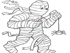 Joc Mummy Coloring Book