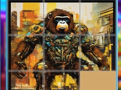 Joc Gorilla Sliding Puzzles