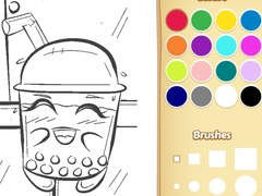 Joc Boba Tea Coloring Book for Kids