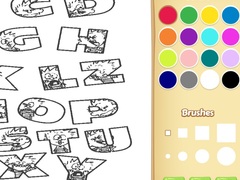 Joc Alphabet Animal Coloring Book for Kids