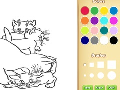 Joc Cats Coloring Book For Kids