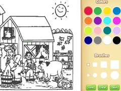 Joc Farm Coloring Book For Kids