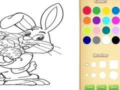 Joc Easter Bunny Coloring Book for Kids