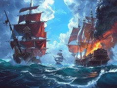 Joc Pirate Ships: Build and Fight