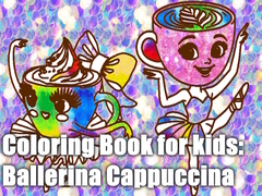 Joc Coloring Book for kids: Ballerina Cappuccina 