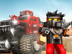 Joc Blocky Cars: Car Battle