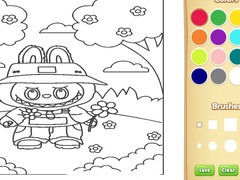 Joc Labubu Coloring Book For Kids