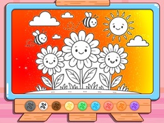 Joc Coloring Book: Happy Flower