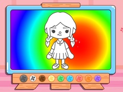Joc Coloring Book: Toca Boca Girl