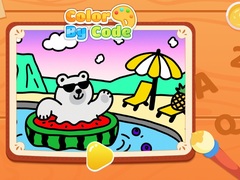 Joc Color By Code: Polar Bear