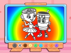 Joc Coloring Book: Cappuccina Assassino Love Story