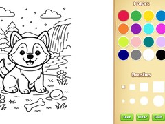 Joc Dog Coloring Book