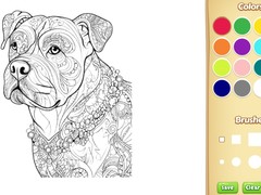 Joc Dog Coloring Book for Adults