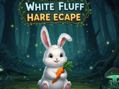 Joc White Fluff Hare Escape