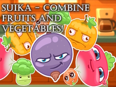 Joc Suika - Combine fruits and vegetables!