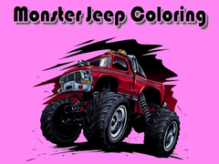 Joc Monster Jeep Coloring