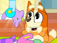 Joc Jigsaw Puzzle: Bluey Toy Claw Machine