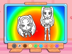 Joc Coloring Book: Mira Kpop Demon Hunters