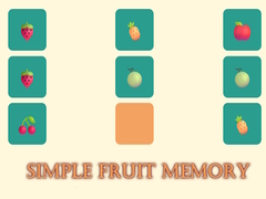 Joc Simple Fruit Memory