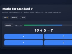 Joc Maths For Class V