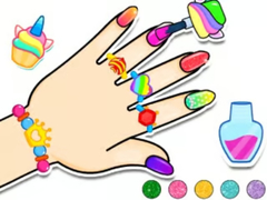 Joc Coloring Book: Nail Art & Bracelet Diy