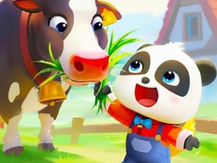Joc Jigsaw Puzzle: Baby Panda Cow Ranch